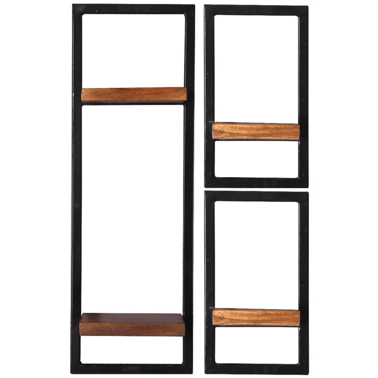 Borough Wharf Wall shelf set, 3 pieces Wayfair.co.uk